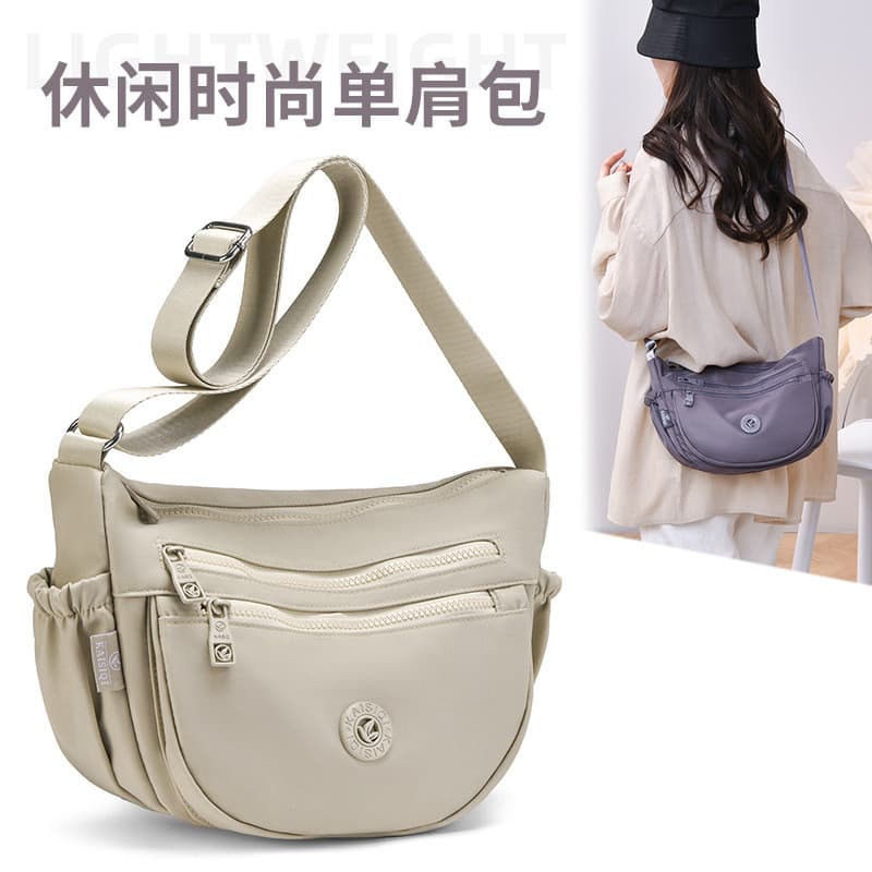 Bolsa mensageiro Casual feminina de grande capacidade, bolsa de viagem 2026, novo estilo, tecido Oxford, bolsa de ombro