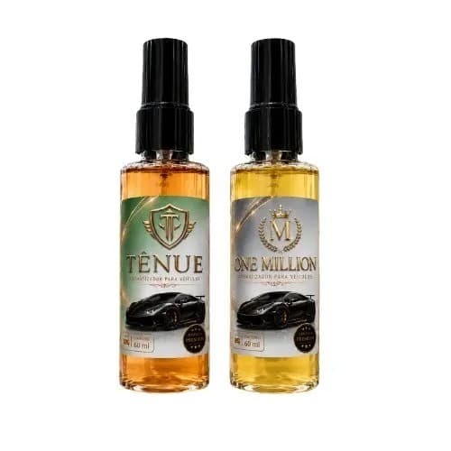 KIT Arominha ONE MILION + TÊNUE Odorizador para Veículos 60ml - Perfume para Interior de Carro