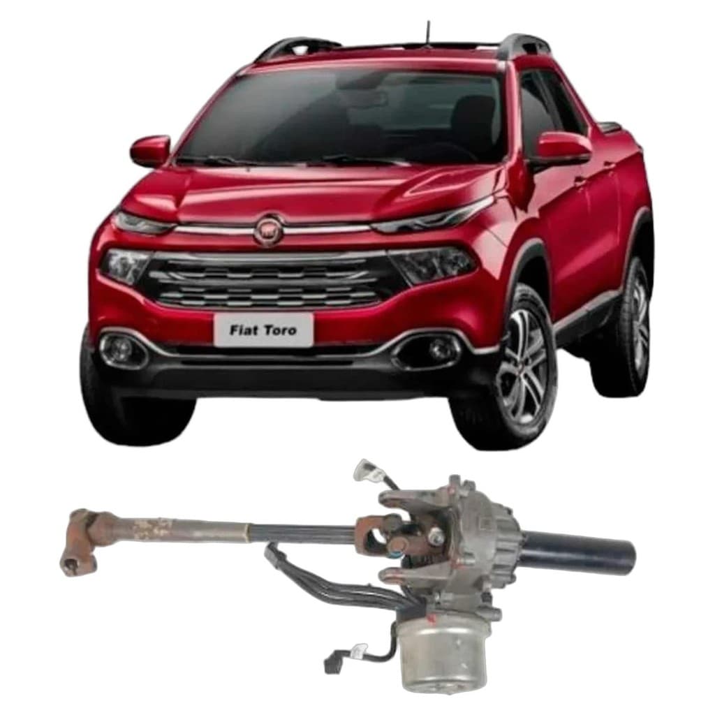 Coluna Direção Com Comutador Trava Fiat Toro 2016-21 Origina