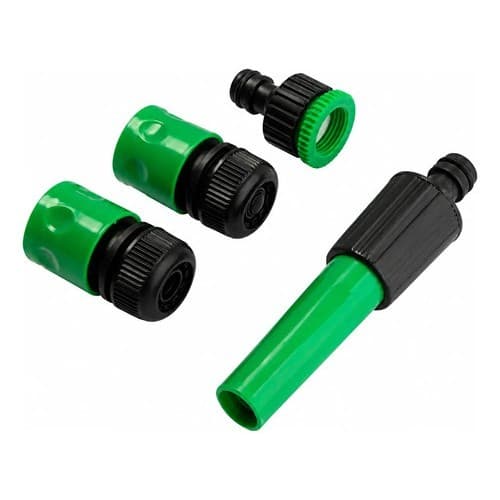 Kit Engate Rápido Para Mangueira Com Esguicho (verde)