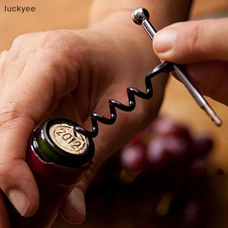 luckyeo Mini Poeta Garrafa Vermelha Saca-Rolhas Abridor De Tampa De Cerveja Chaveiro Portátil De Aço Inoxidável Ferramen