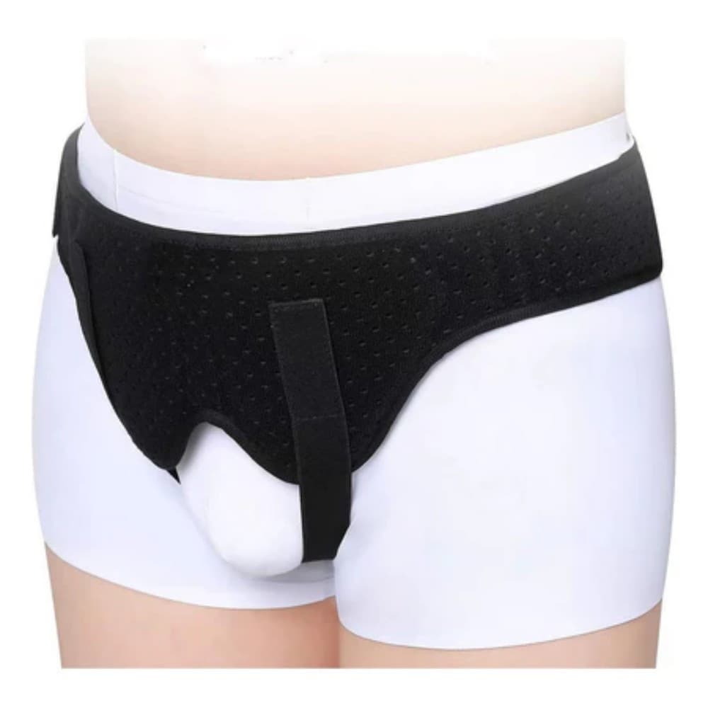 Cinta de fixação para hérnia inguinal adulta – ajustável