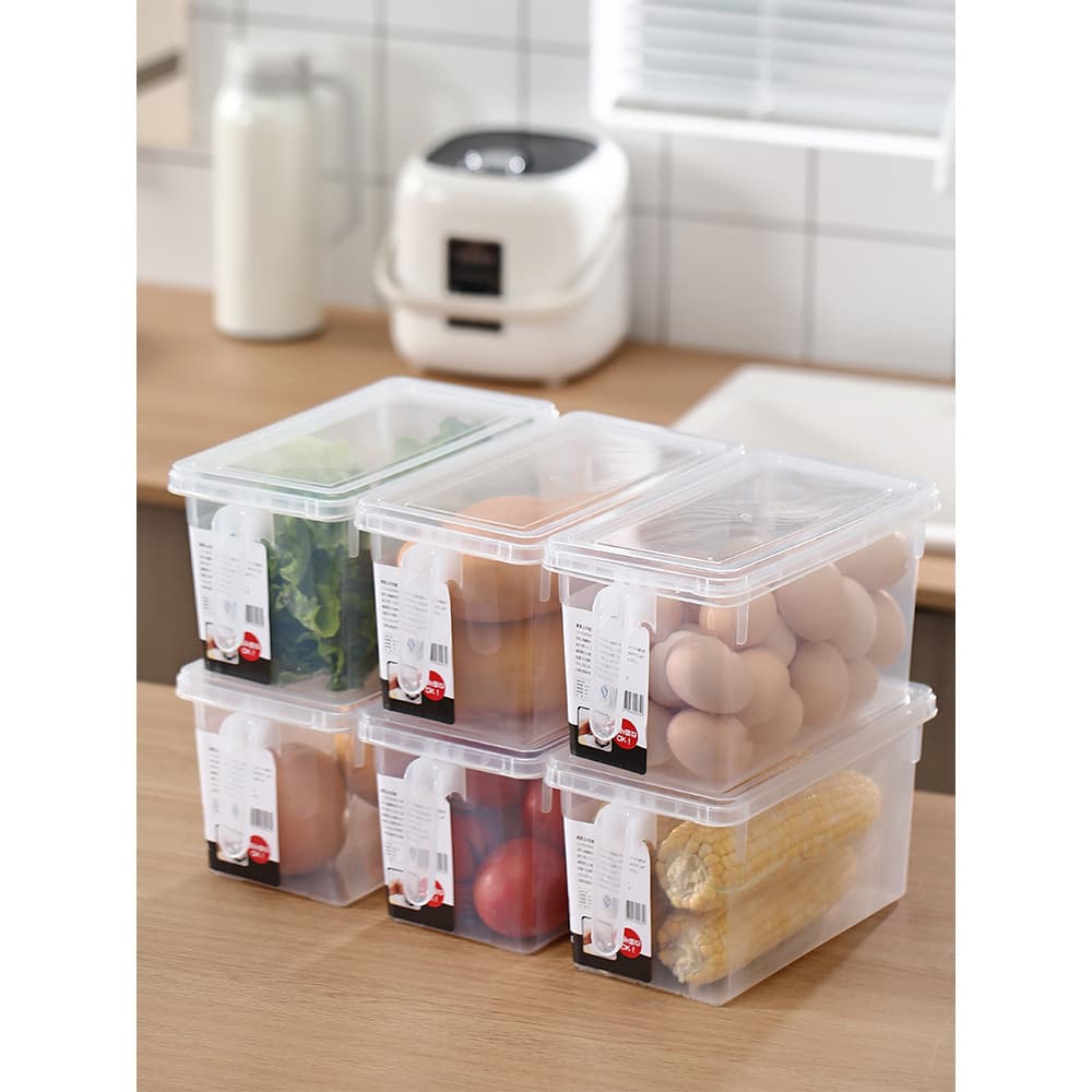Caixa de armazenamento de geladeira caixa de armazenamento de alimentos frutas vegetais fresco-mantendo caixa de ovo dom