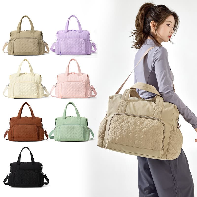 Cross-Border novo produto moda grande capacidade saco de viagem seco molhado separação cross-corpo Yoga ginásio saco por