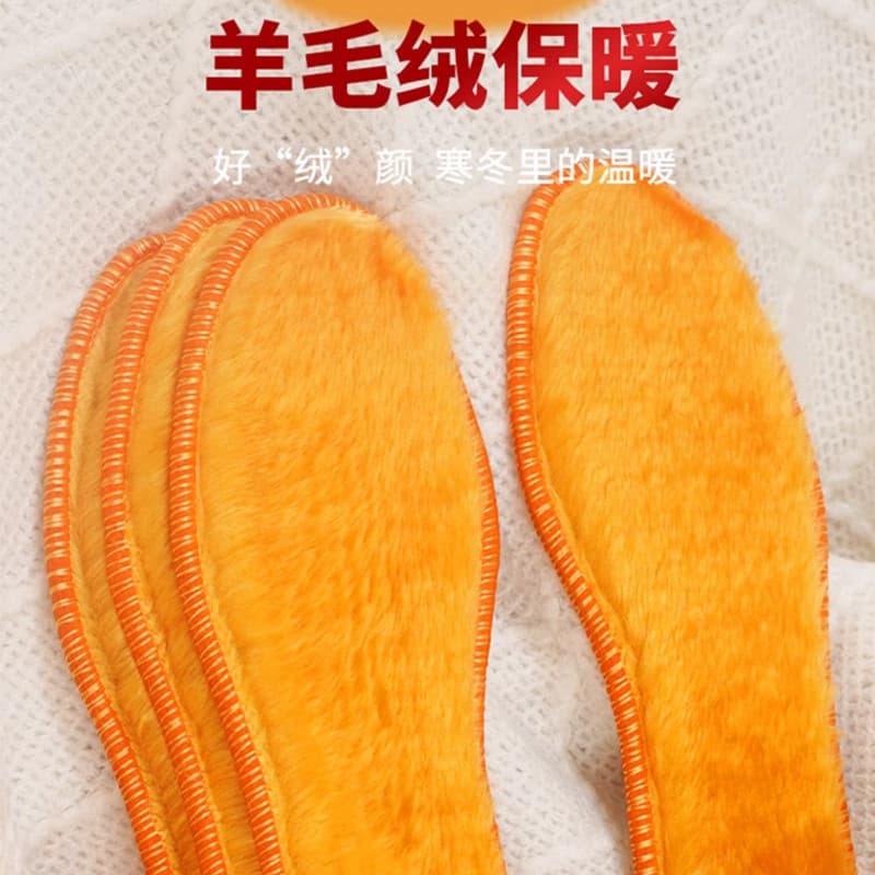 Palmilha de aquecimento feminina inverno calor forro de lã aquecimento termostático confortável masculino desodorante ab
