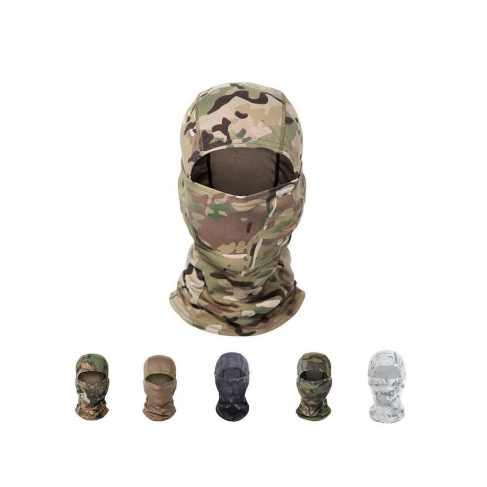 MC Multi-terreno camuflagem máscara tática crianças capa treinamento de combate combate ciclismo ao ar livre escalada de