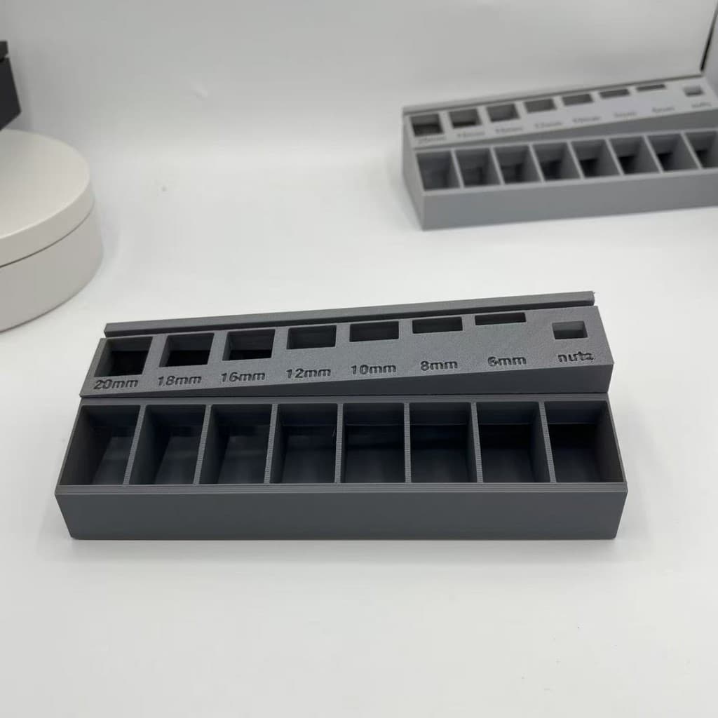 Estoque pronto Impressão M3 Bolt Classificador 3D Bolt Classificador Parafuso Comprimento Classificador Bandeja Parafuso