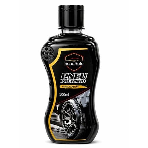 🔥 Pretinho De Pneu Brilho Intenso 500ml Proteção Duradoura Top
