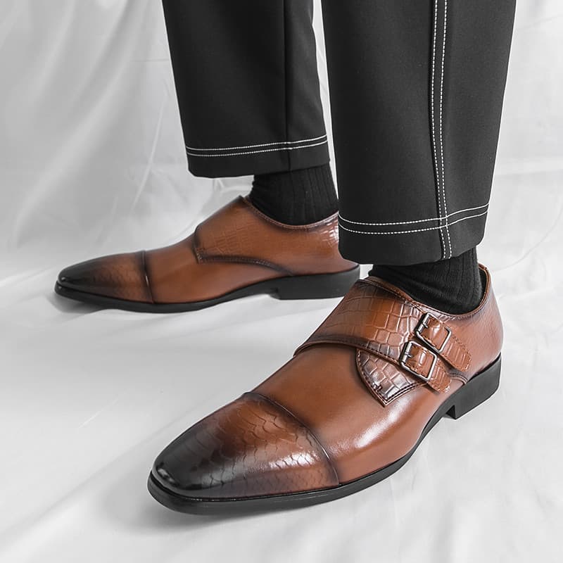 Verão três articulações sapatos masculinos estilo britânico terno casamento noivo negócios Formal Wear Casual interior a