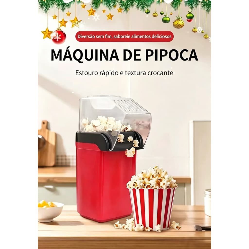 Máquina de pipoca elétrica doméstica, secador de cabelo, Mini pipoca, milho, aquecimento elétrico, fabricante de pipoca