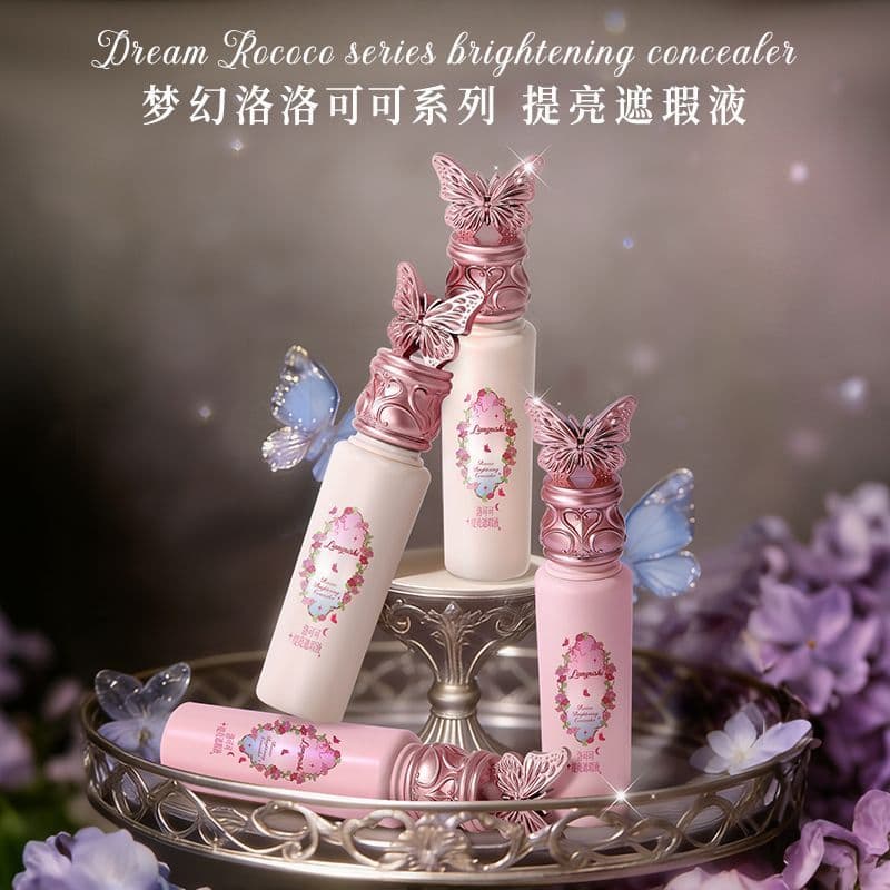 Corretivo e Iluminador Rococo Popular para Cobrir Marcas de Acne, Olheiras, Manchas, Contorno Facial, Creme Corretivo Hi