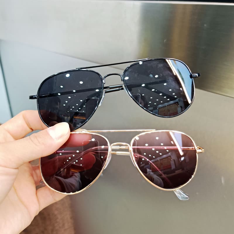 Crianças moda óculos de sol meninos meninas óculos de sol na moda verão à prova de ultravioleta óculos de sol médio gran