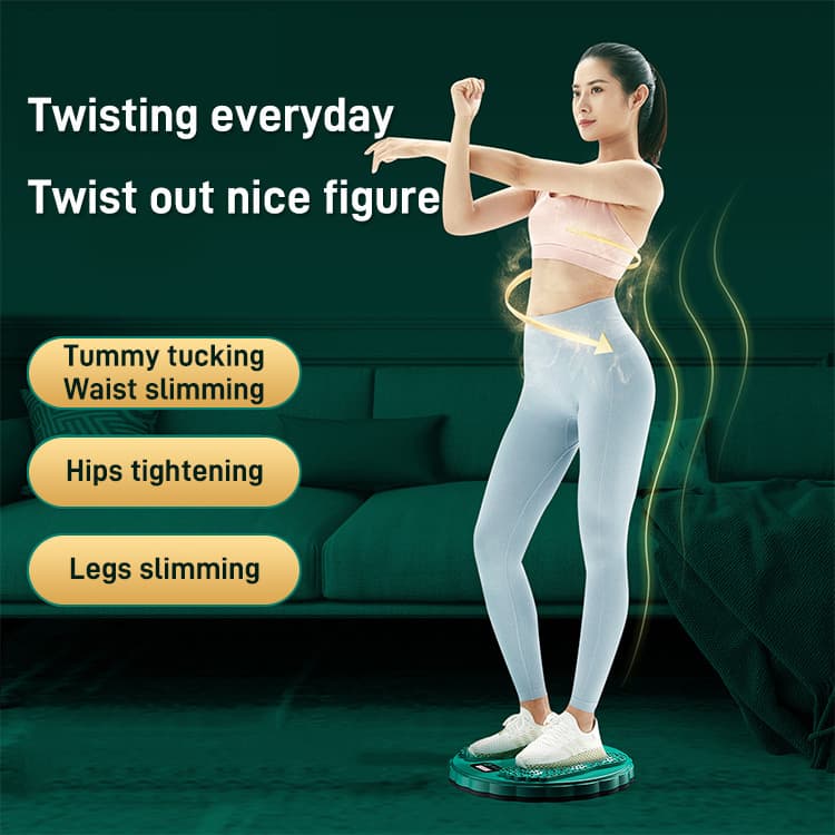 [Fácil de Usar] Máquina de Torção com Contador Inteligente/Massagem Relaxante/Fitness para Cintura