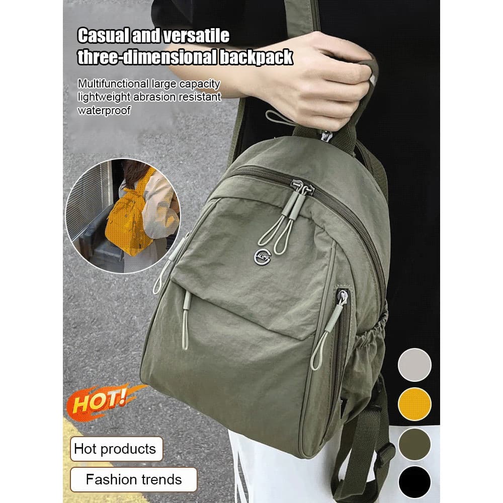 [Conforto Diário] SL Bandolera Ligera Multifuncional para Homem e Mulher/Mochila/Bolsa Ombro/Bolsa Multifuncional
