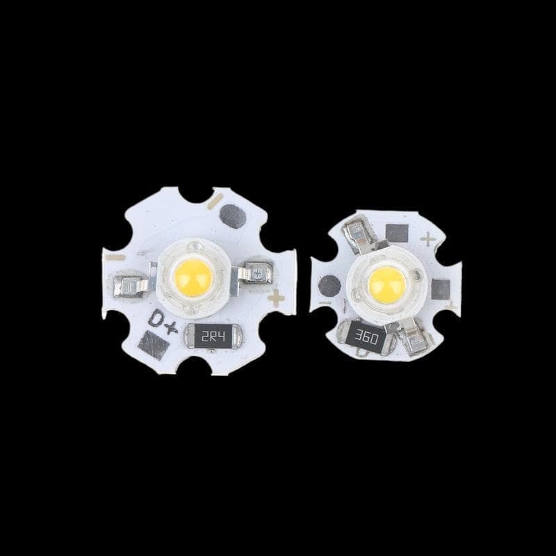 [RE] 5/10 Unidades 16mm 20mm LED Placas De Lâmpada 1W 3W Cor Única 5V 12V Branco Neutro Quente Holofotes Downlights Luze