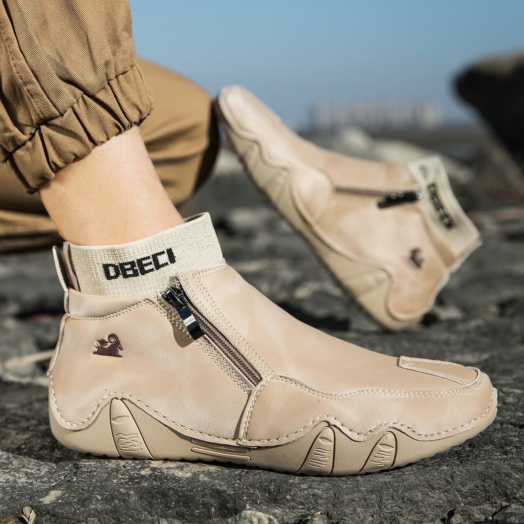 Botas Martin com forro de lã masculinas Plus Size botas de cano alto sapatos casuais ao ar livre