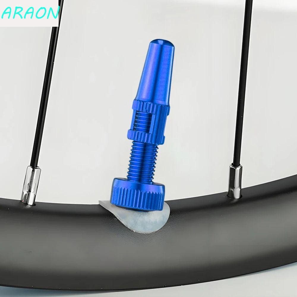 ARAON 1 Par de Válvulas para Pneus Sem Câmara, Válvula de Liga de Alumínio 40mm/44mm/60mm Estilo Francês, Tecnologia CNC