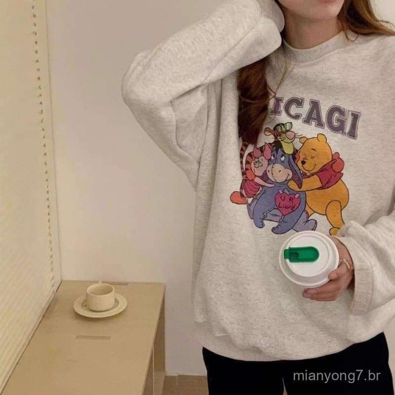 Cross-Border comércio exterior urso uniforme classe uniforme dos desenhos animados impressão outono inverno novo estilo