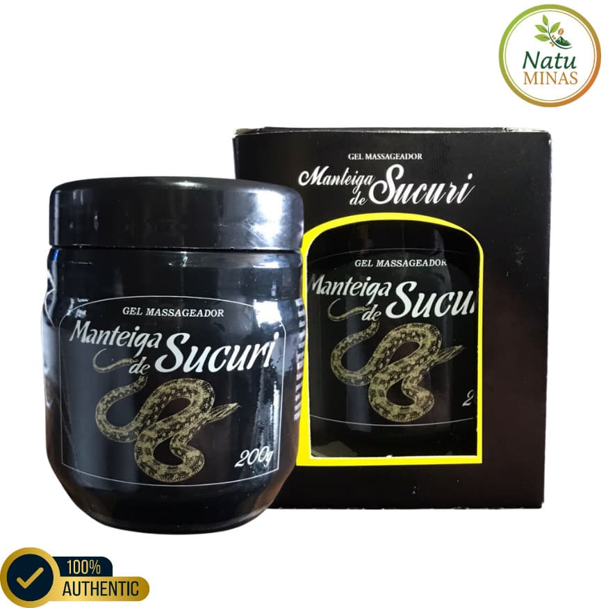Gel Massageador Manteiga de Sucuri 200g Original Néctar Cosméticos | Uso Diário