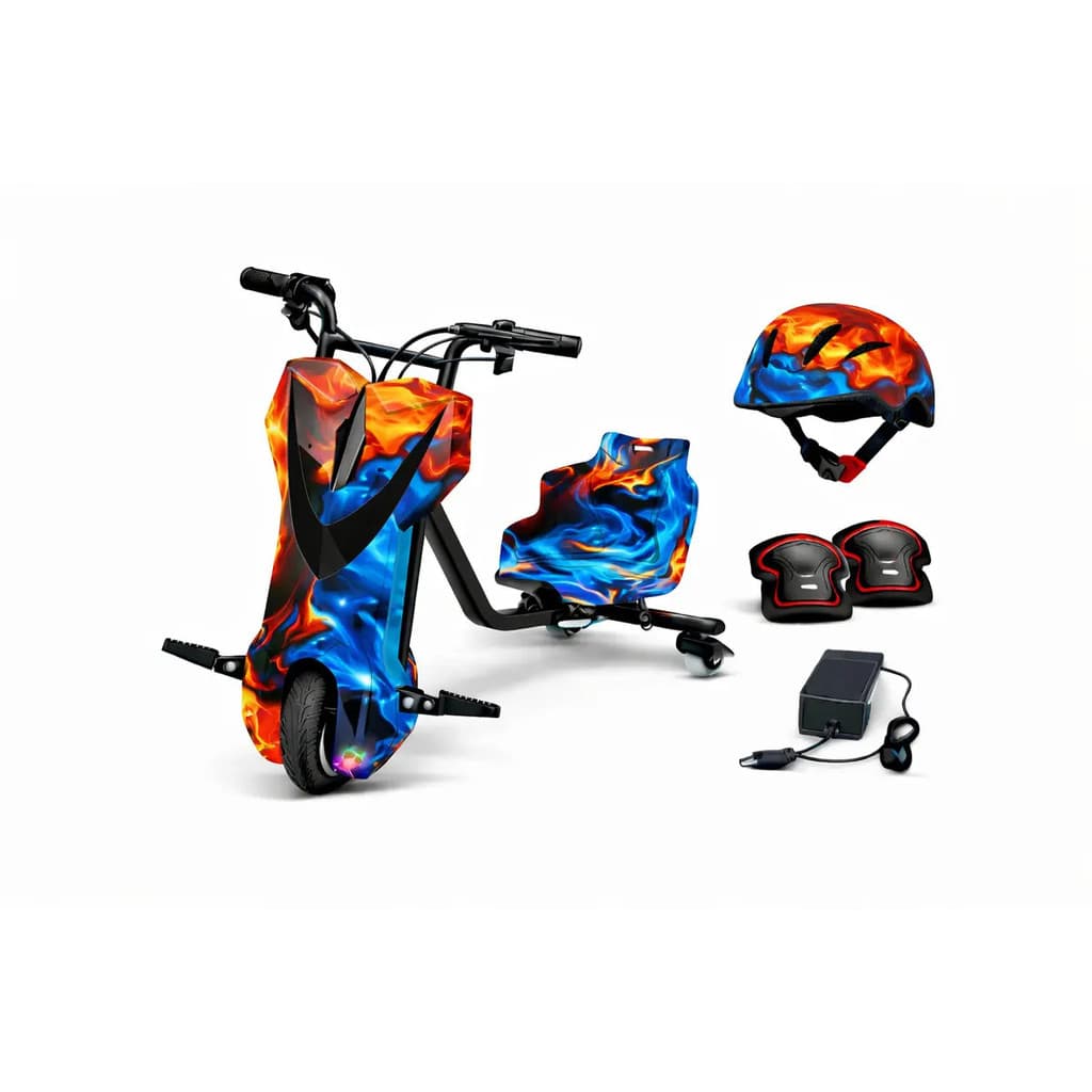 Triciclo Eletrico Drift Firewater 3 Velocidades 36v Infantil Zippy