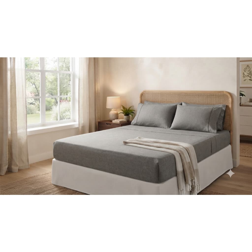 Jogo de Cama Lençol e Fronha Solteiro Casal Queen Premium Macio Confortável Kit Cama Completo Micropercal 400 fios