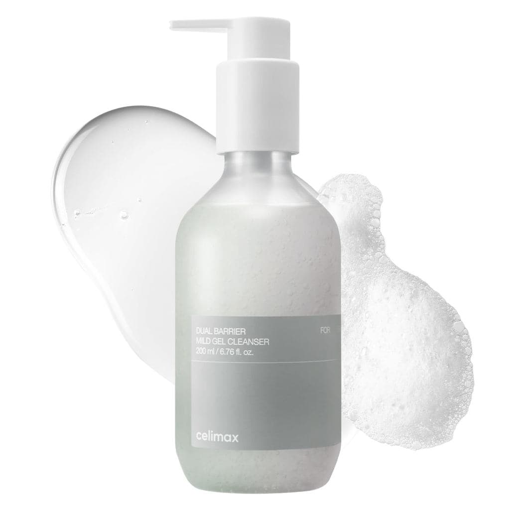 celimax Gel de Limpeza Suave de Dupla Barreira |   com Ceramida, Limpeza Facial, Hidratante, Calmante, Sabonete Facial S