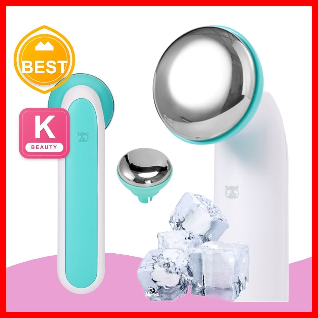 [mitchu] Massageador Facial Para Resfriamento De Rolo De Gelo , Azul , 1 Unidade/Coreano/Ferramenta De Massagem Da Korea