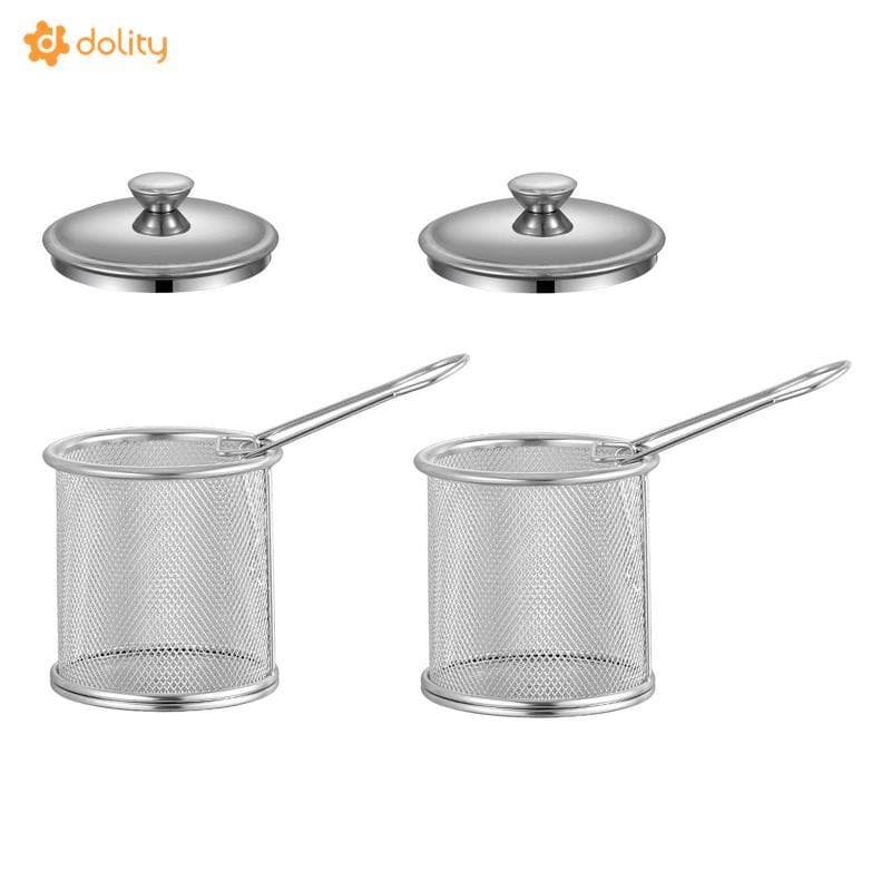 [Acituna] Acessório Para Fritadeira Cesta De Fritura Fácil De Limpar Bolinhos De Cozinha Acampamento