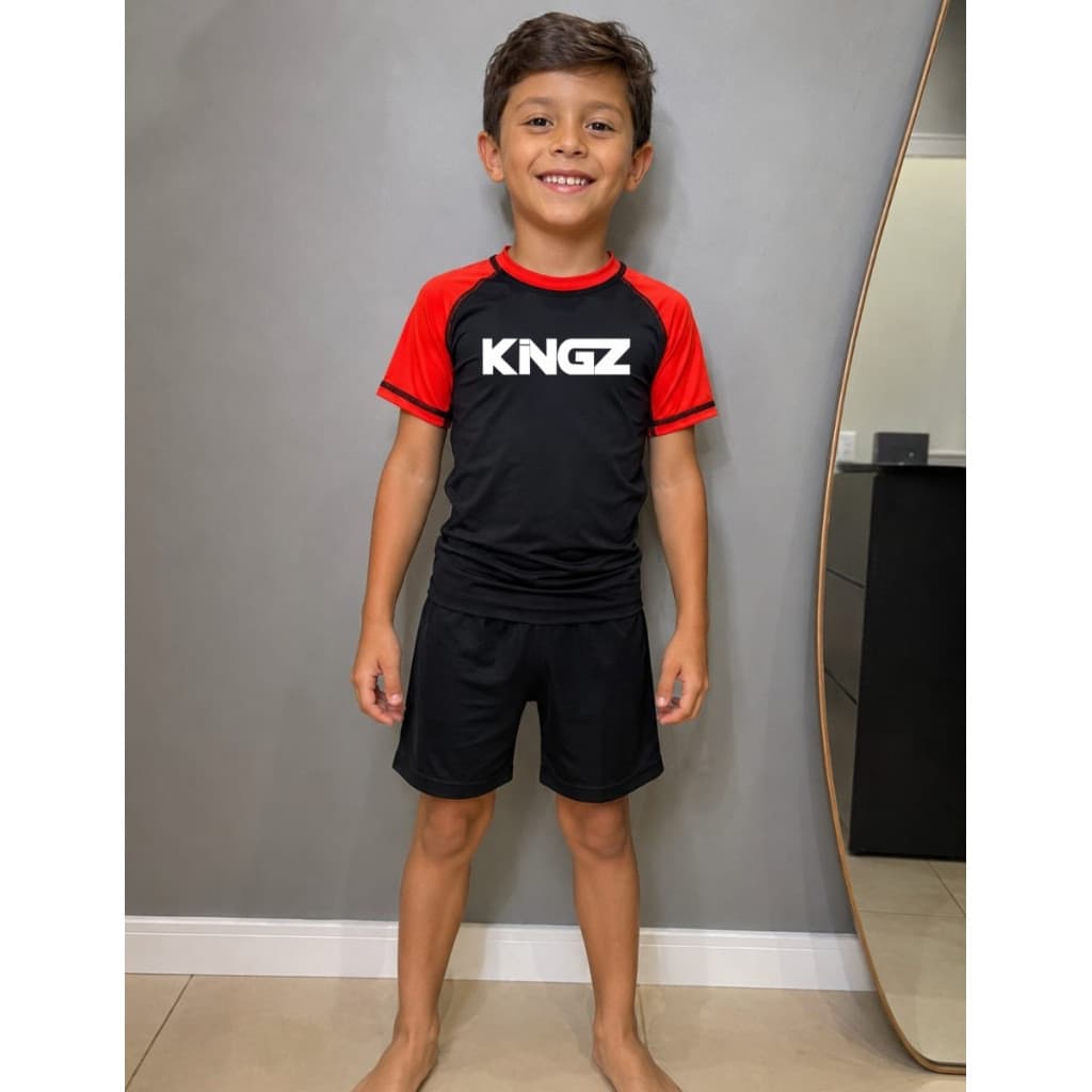 rash guard infantil treino academia esportes futebol lazer jiu jitsu camisa compressao