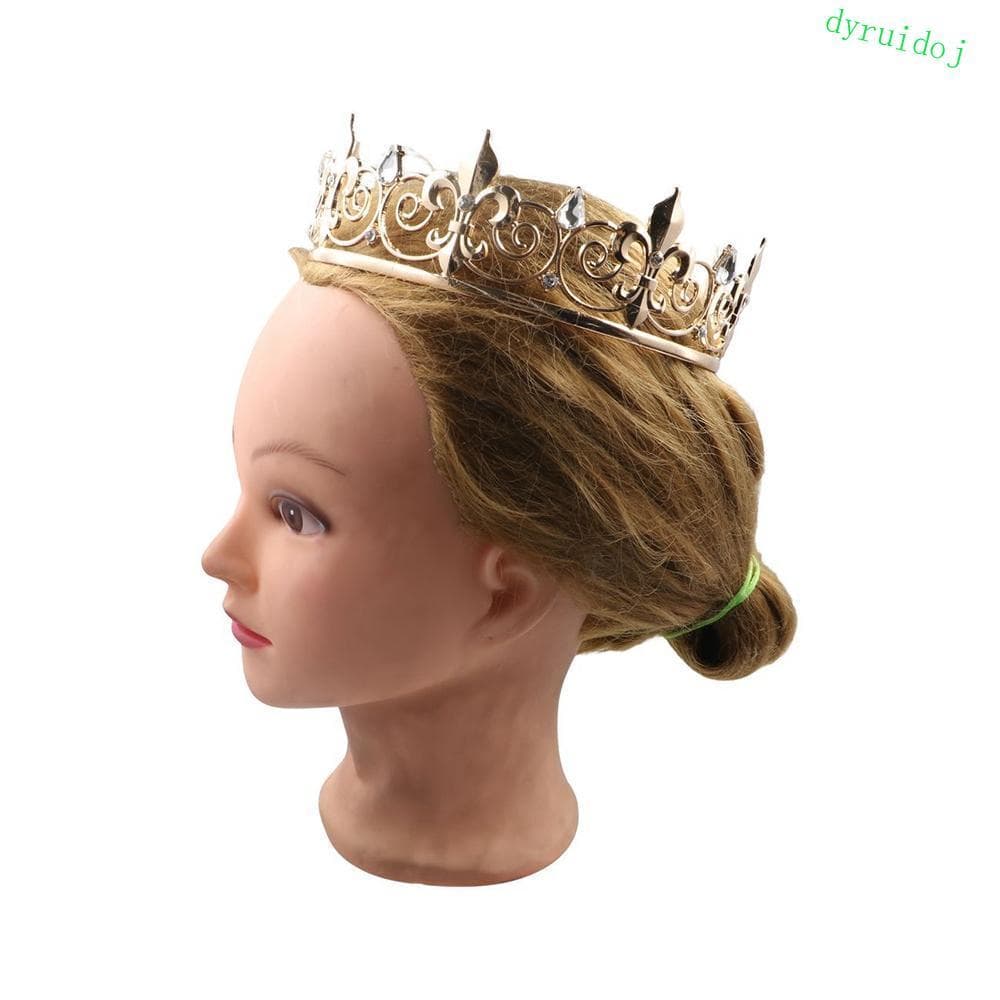 DYRUIDOJ1 King Crown , Bar Mitzvah Estilo Coreano Metal Prince Crowns , Tiara Tiaras Redondas
