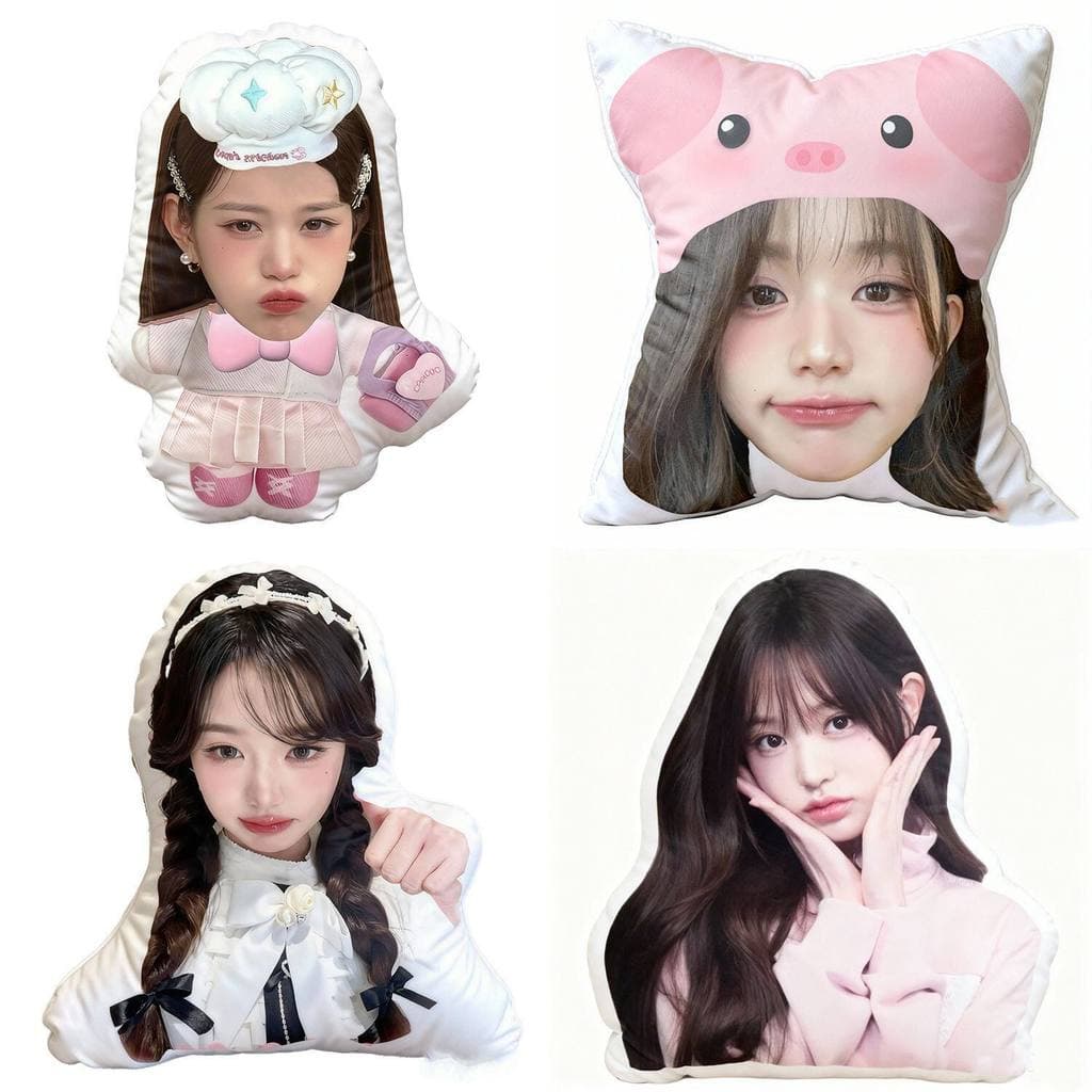 Zhang Yuanying Travesseiro de pelúcia Influencer Star Merchandise Sofá de cabeceira Almofada Encosto Homens Mulheres Pre