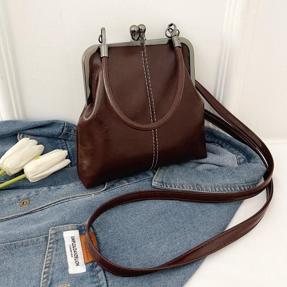 Bolsa Feminina Umir , De Ombro Estilo Retrô De Couro PU Crossbody Elegante À Prova D'água De Grande Capacidade Para Uso