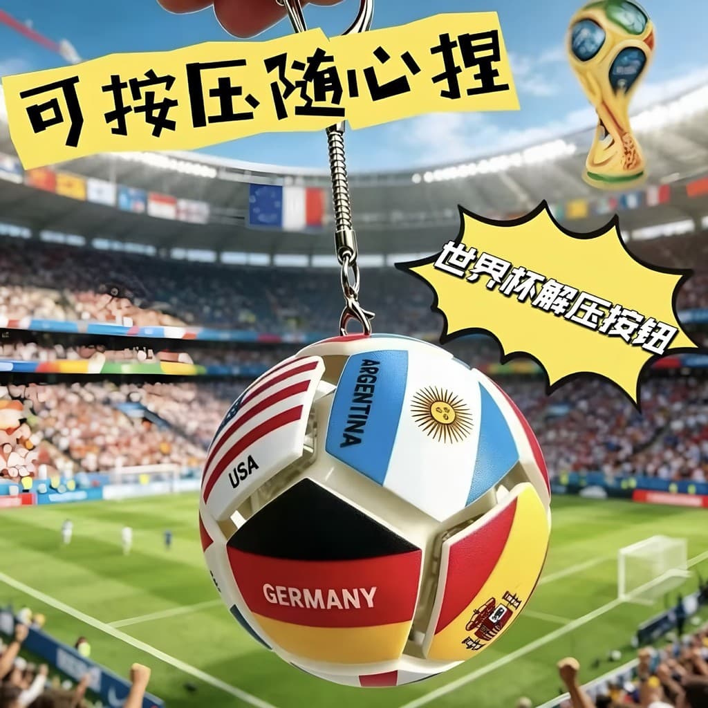 Explosivo pitada luminosa estilo copa do mundo saco pitada carro chaveiro futebol descompressão presente decoração músic