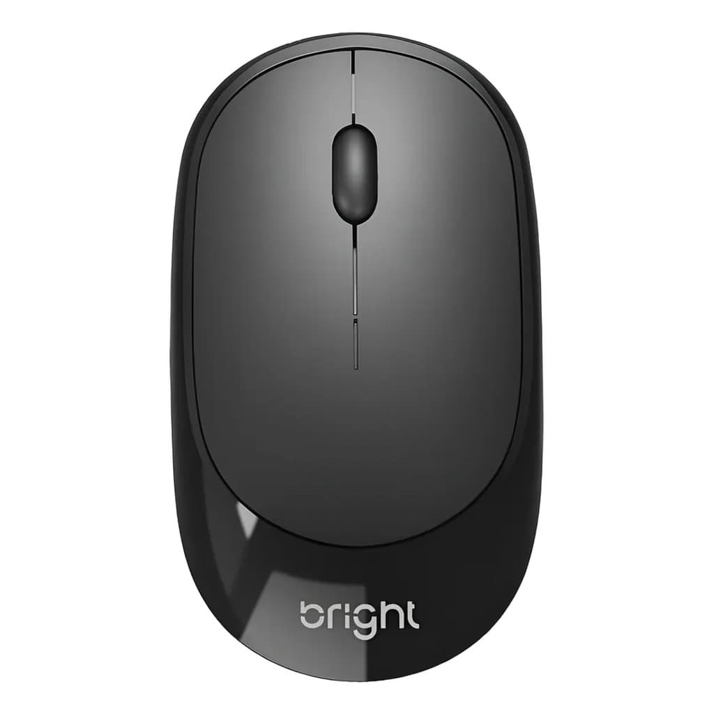 Mouse Sem Fio Com Conexão Bluetooth Preto Bright