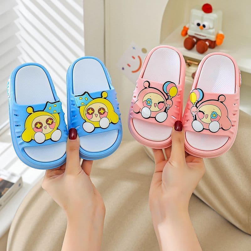 | slippers | ☜Equipe de torta de ovo crianças menino chinelos verão meninos interior dos desenhos animados antiderrapant
