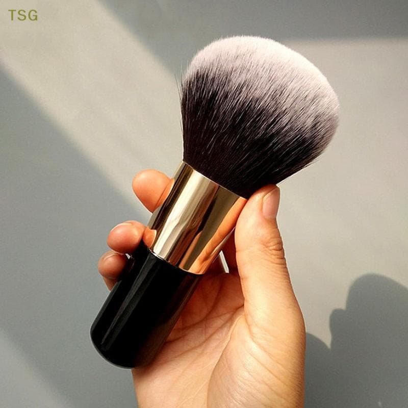 [Trêsgoodstonesgen] 1 Peça Pincéis De Maquiagem De Tamanho Grande Para Base Em Pó Pincel Blush Facial Macio Rosto Tsg