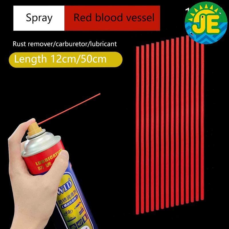 Agente De Limpeza Tubo Pequeno Vermelho Tipo Estendido Ferramenta Carbono Cilindro Bi Bico Válvula Acelerador Uso Especi