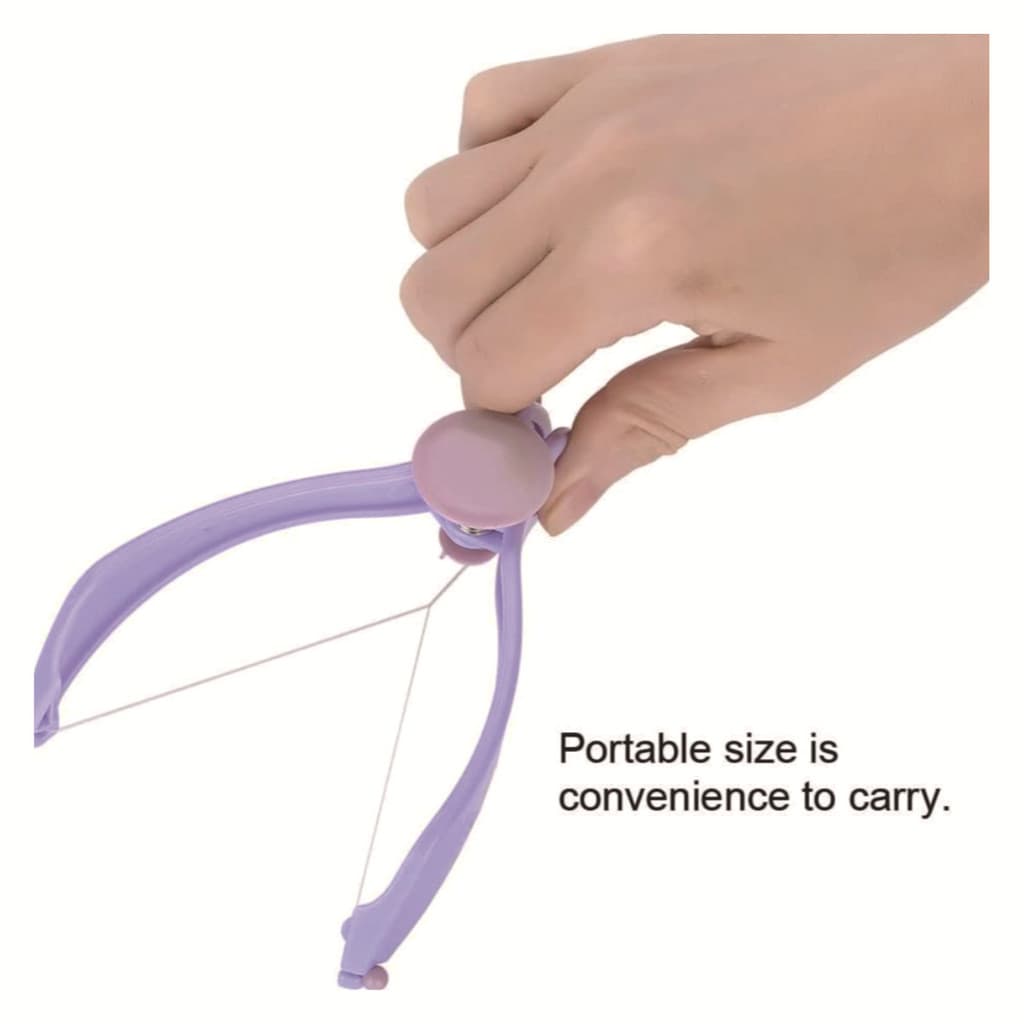 Depilador Manual Portátil Para Remoção Rápida De Pelos Faciais Sem Bateria Ou Cera