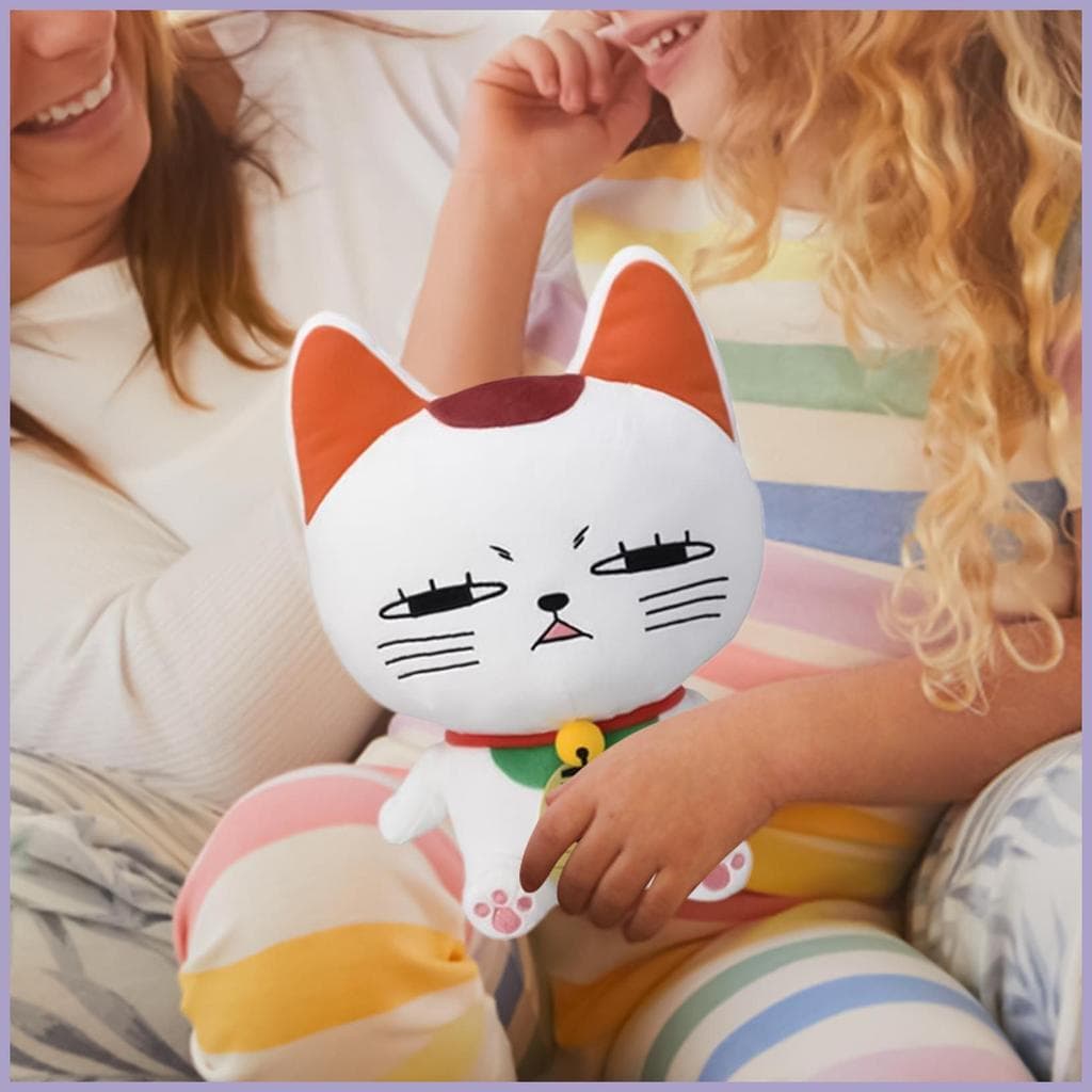 Gato Brinquedo De Pelúcia Dos Desenhos Animados Animal Brinquedos Decoração De Mesa Engraçado Acompanhar Boneca Portátil
