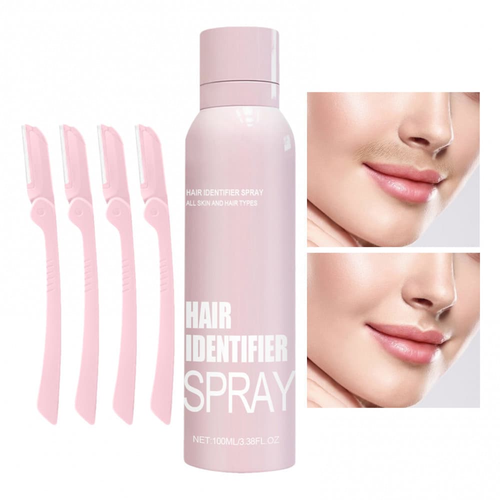 Spray Para Depilação Facial , Com Aparador De Sobrancelhas , Hidratante E Cuidados A Pele Dermaplaning , Fórmula Suave