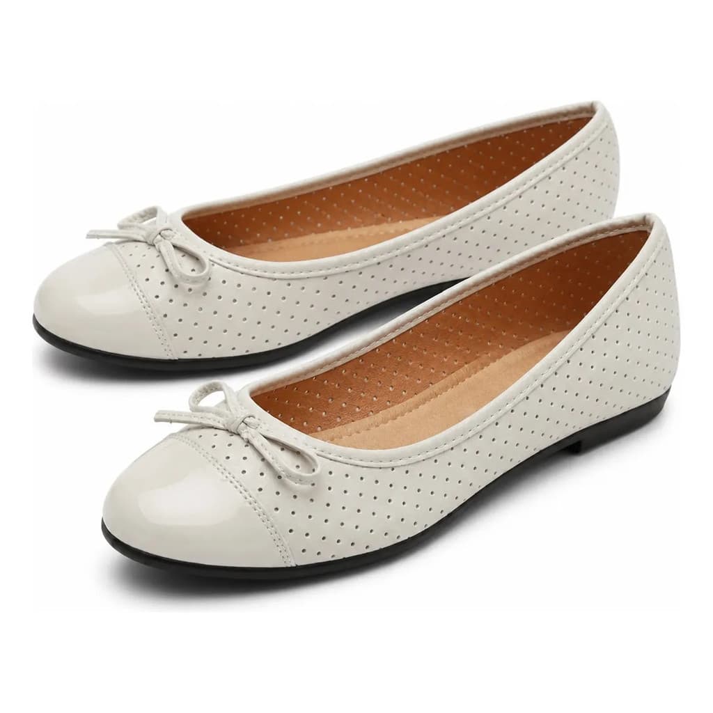 Sapatilha Feminina Moleca Leve Bico Verniz Original