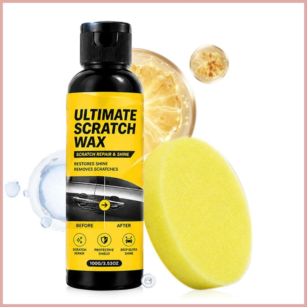 Restaurador De Pintura De Carro 100ml , Cera De Detalhamento De Polimento Automático Com Esponja , Revestimento Transpar