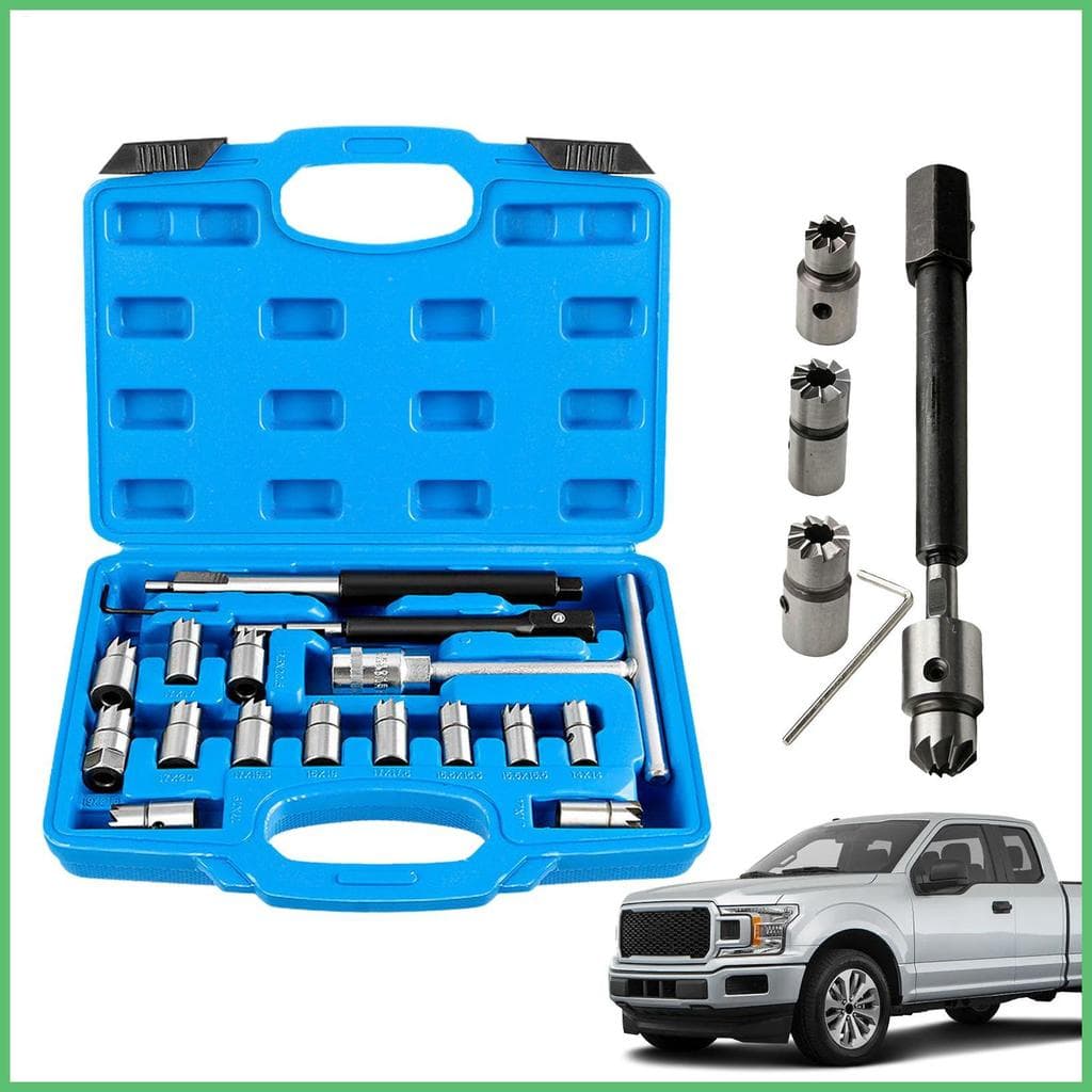 Conjunto De Cortador De Assento Injetor Profissional Reamer Para A Maioria Dos Motores Oficina Remoção Carbono decfeyebr