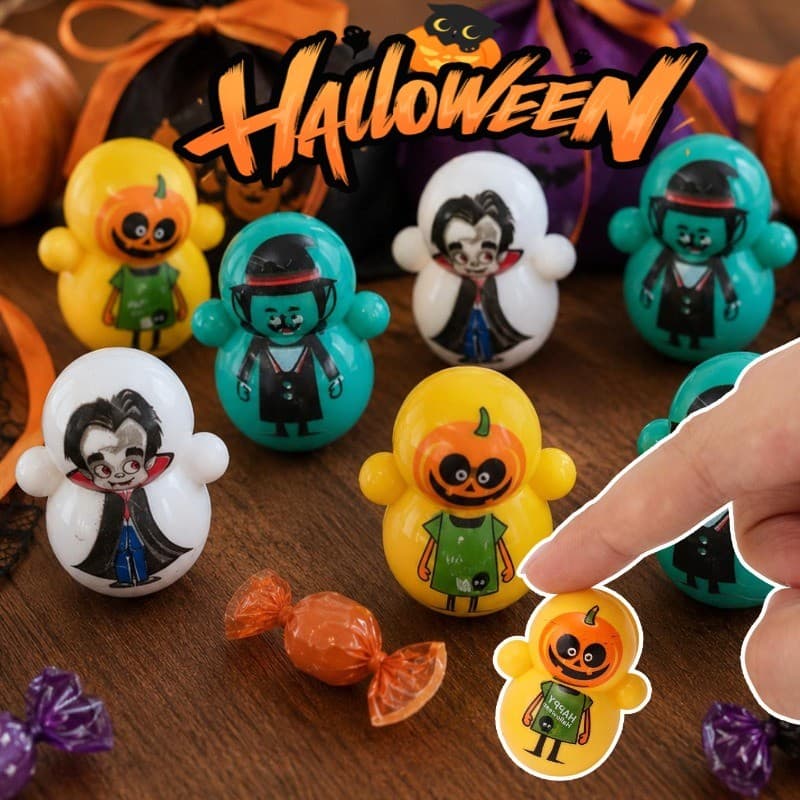 [Decoração De Halloween] Brinquedo Wobbler De Vampiro De Abóbora-Ornamento De Atmosfera De Festival Assustador-Brinquedo