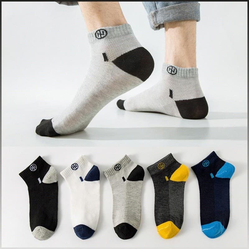 [Respirável e Confortável] [Estilo e Funcionalidade] Meias Invisíveis Masculinas/Primavera/Verão/Meias Antiodor/Meias Ma