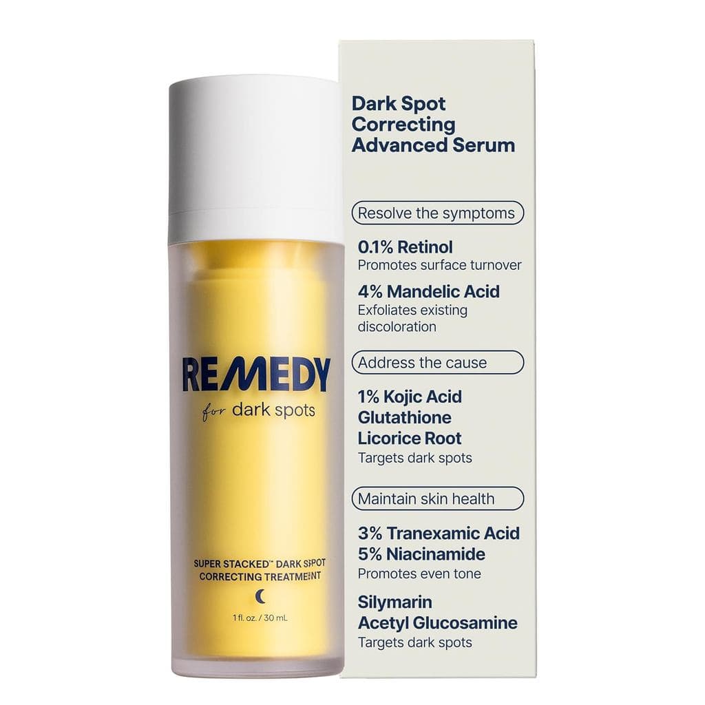 Remédio para Manchas Escuras |   Sérum Avançado para Correção de Descolorações |   Retinol, Ácido Kójico, Ácido Tranexâm