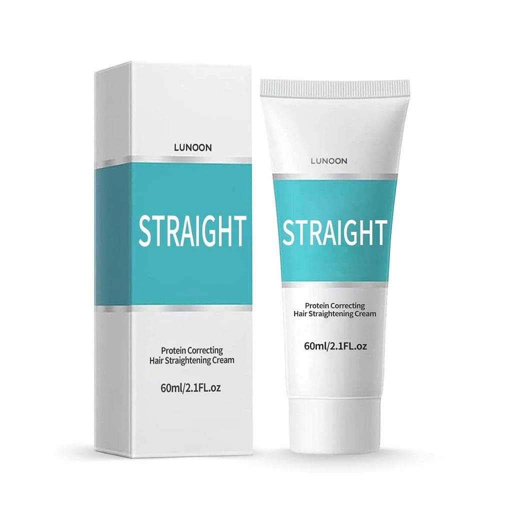 Novo Creme Alisador de Cabelo com Proteínas - Creme Alisador de Cabelo Silk & Gloss, Creme Alisador Nutritivo e de Rápid