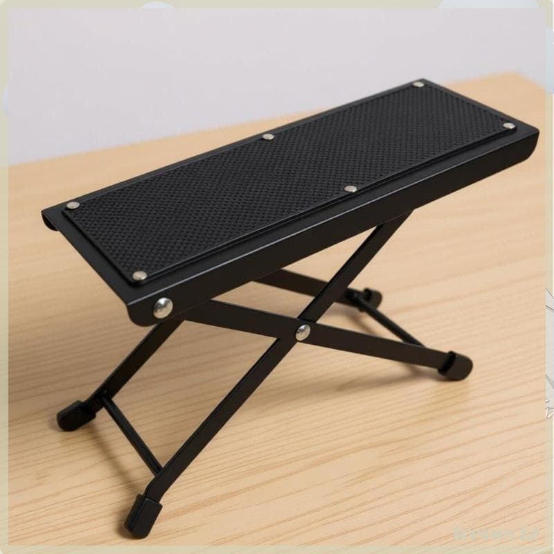 [Freneci2] Descanso Para Pés De Guitarrista Ajustável , Banco Ergonômico De Metal Resistente Acessórios De Guitarra Elét
