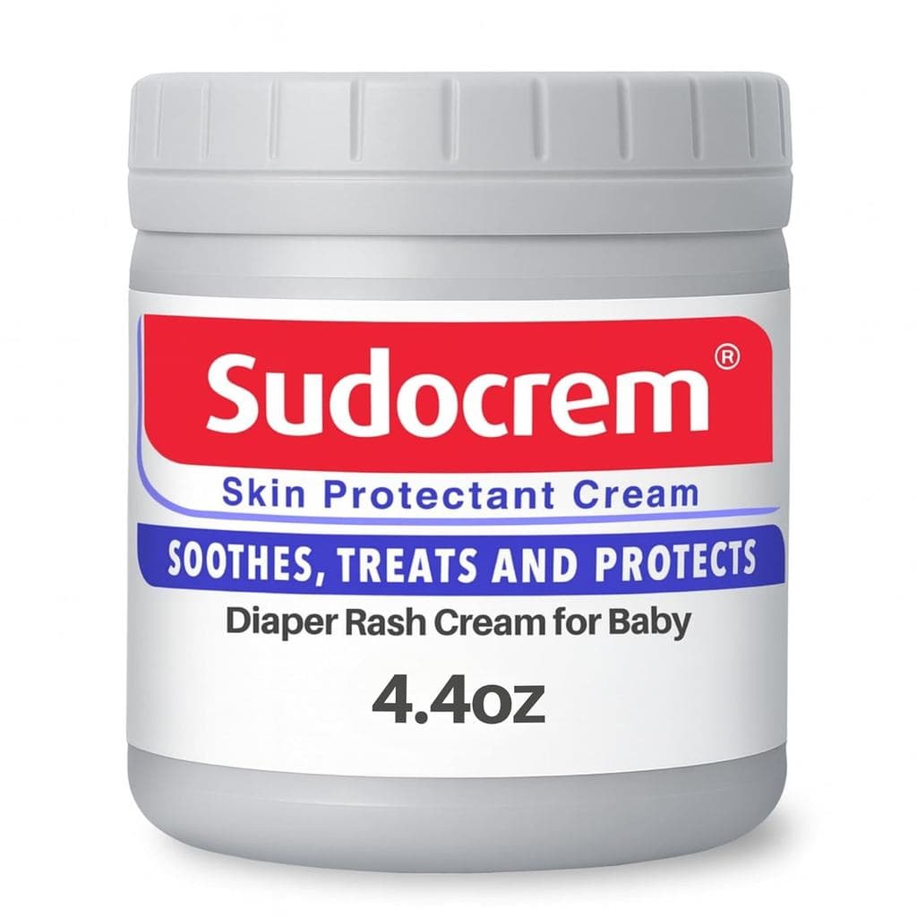 Creme para Assaduras de Fralda Sudocrem para a Pele do Bebê, Pasta para Assaduras de Fralda de Tripla Ação que Acalma, T