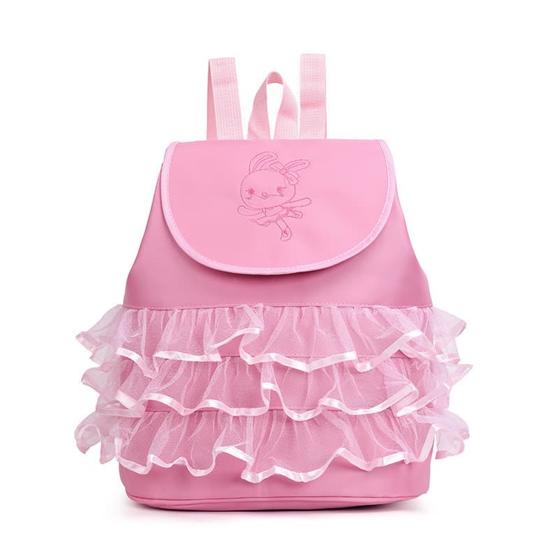 Mochila de dança infantil, ombro duplo, armazenamento de dança, bolsa escolar de grande capacidade, pano impermeável esp